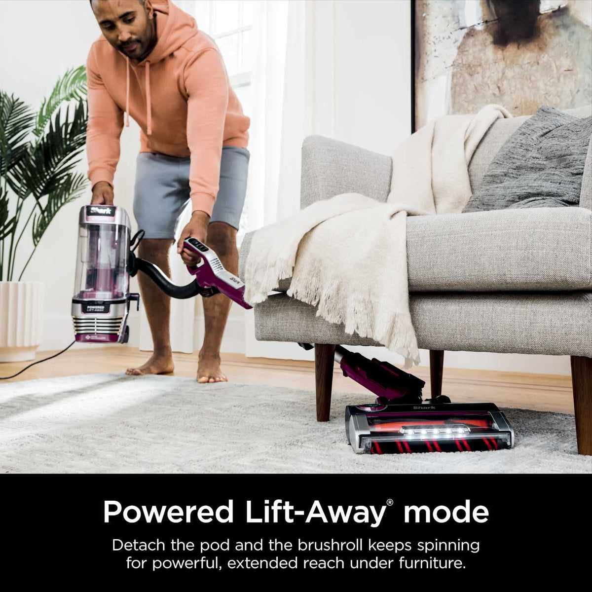 Shark Stratos™ Upright Vacuum with DuoClean® PowerFins™ HairPro™, Powered Lift-Away®, Self-Cleaning Brushroll, and Odor Neutralizer Technology