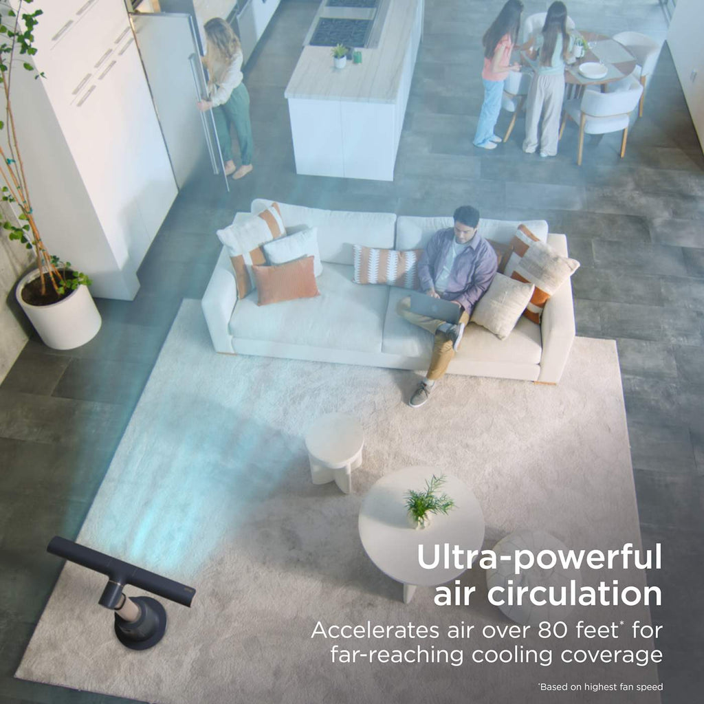 Shark™ TurboBlade™ Ultra-Powerful Bladeless Tower Fan (White)