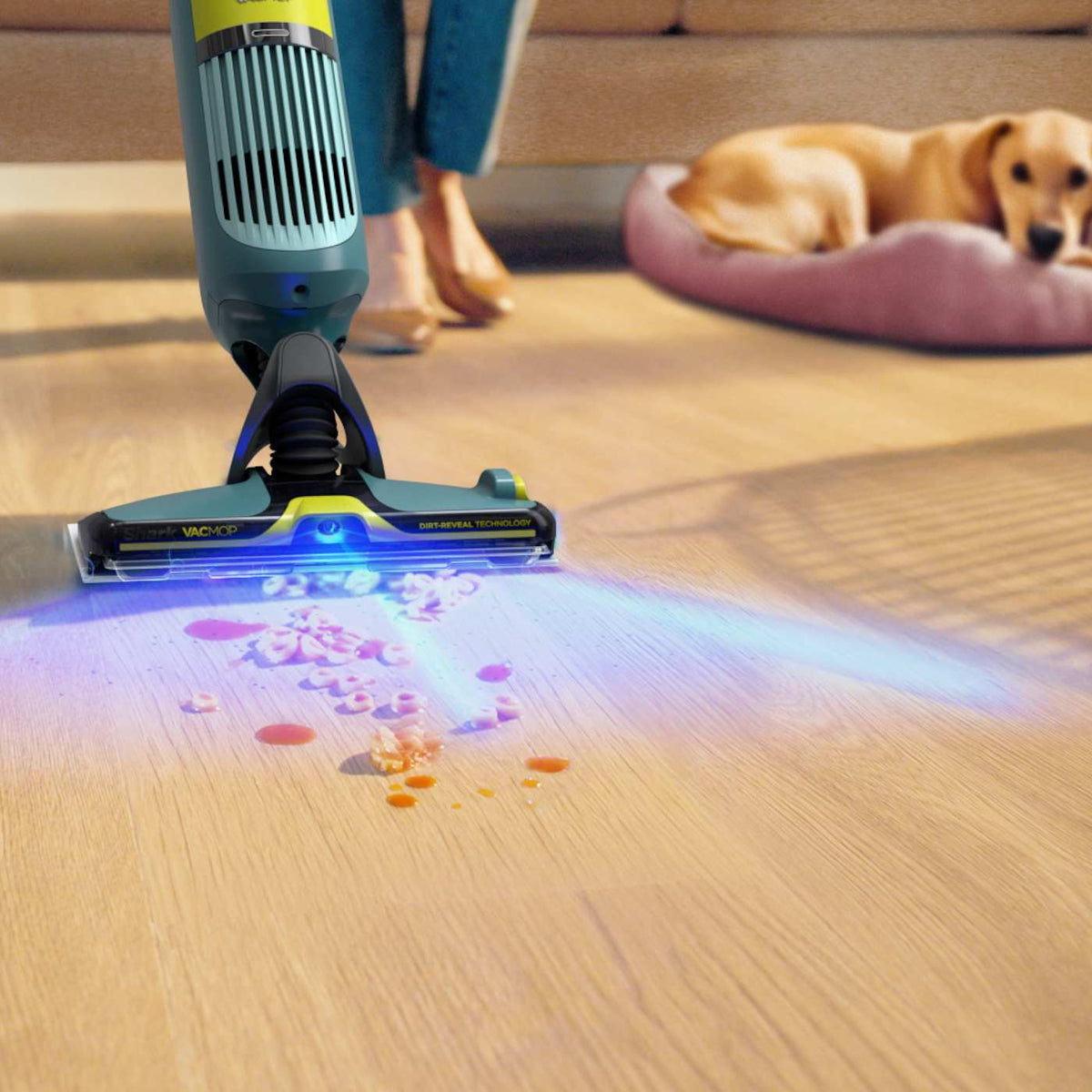 Shark VACMOP® Reveal Cordless Floor Vacuum and Spray Mop