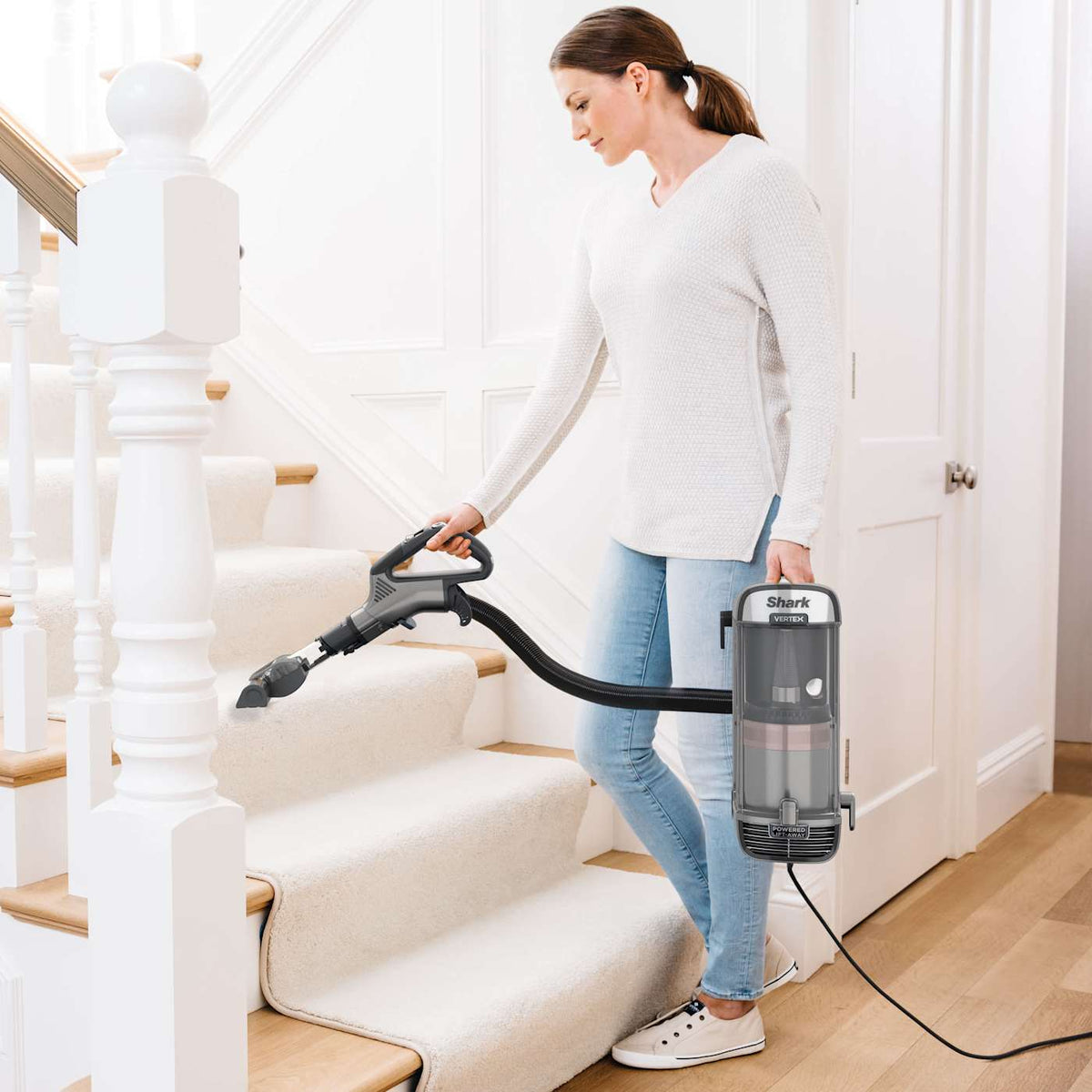 Shark® Vertex DuoClean® PowerFins Upright Vacuum with Powered Lift-away® and Self-Cleaning Brushroll
