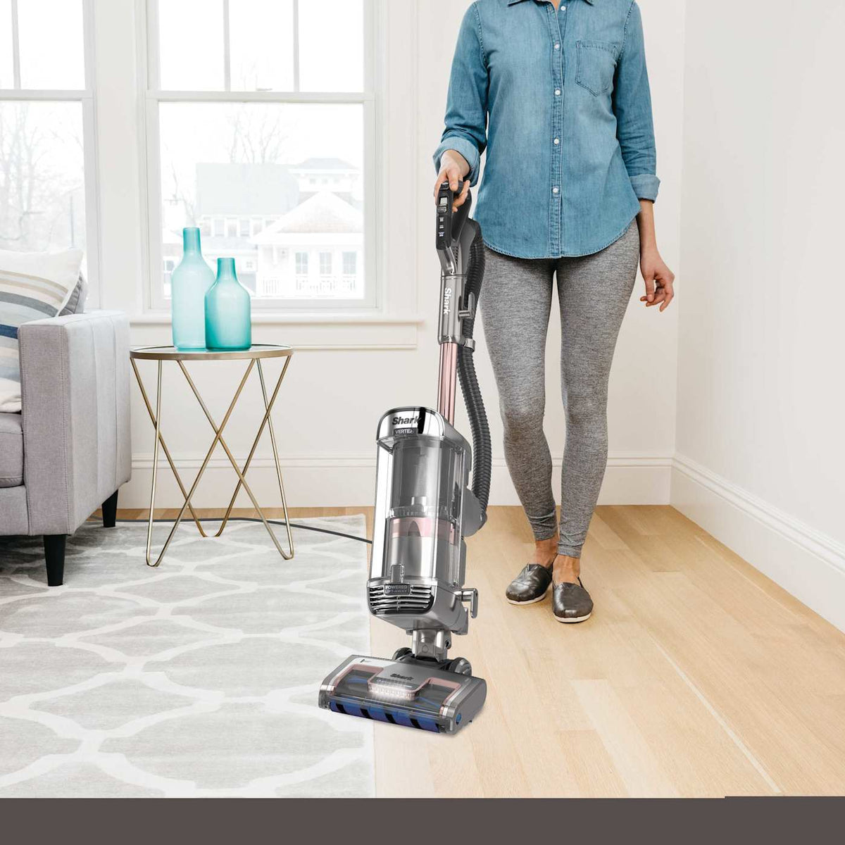 Shark® Vertex DuoClean® PowerFins Upright Vacuum with Powered Lift-away® and Self-Cleaning Brushroll