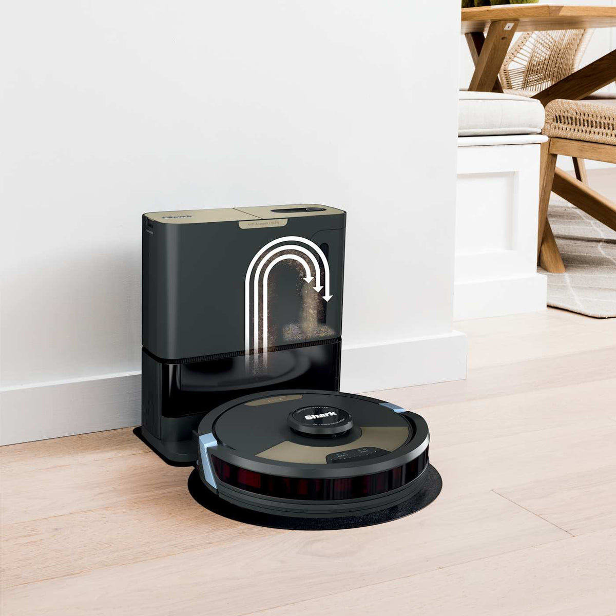 The Shark Matrix™ Plus 2-in-1 Self-Empty XL Robot Vacuum and Mop